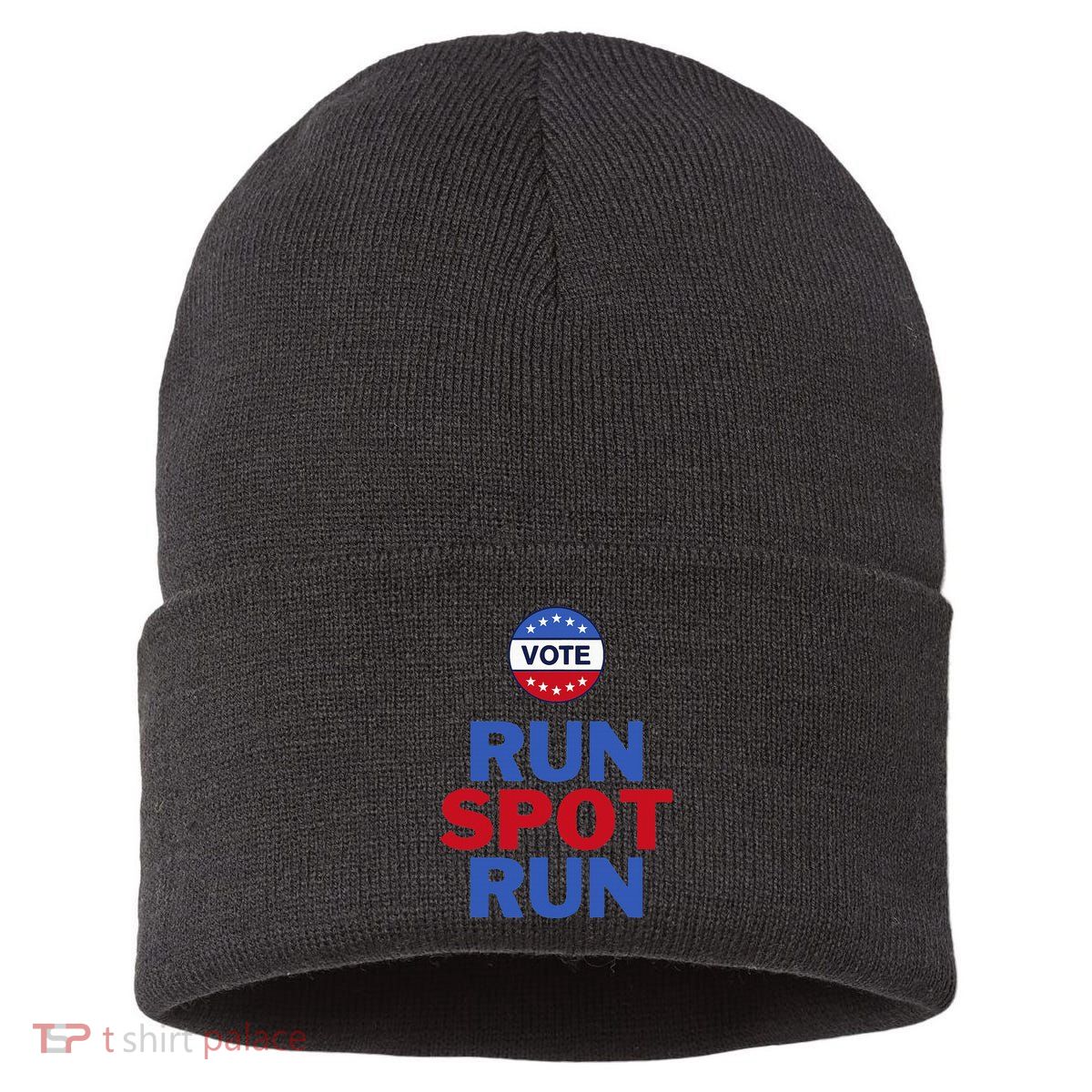 Run Spot Run. Trump And Harris Debate. Economic Plan. Sustainable Knit Beanie