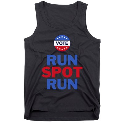 Run Spot Run. Trump And Harris Debate. Economic Plan. Tank Top