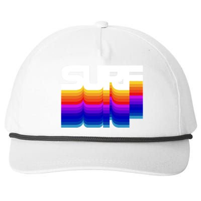 Retro Surf Snapback Five-Panel Rope Hat