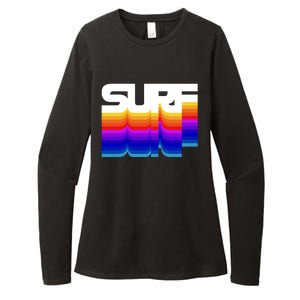 Retro Surf Womens CVC Long Sleeve Shirt