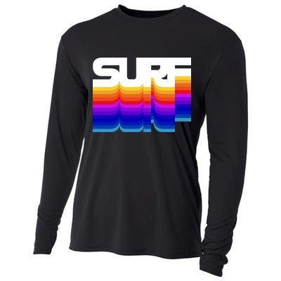 Retro Surf Cooling Performance Long Sleeve Crew