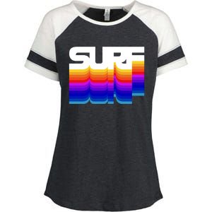 Retro Surf Enza Ladies Jersey Colorblock Tee