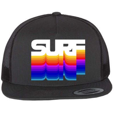 Retro Surf Flat Bill Trucker Hat