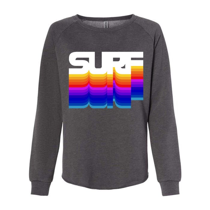 Retro Surf Womens California Wash Sweatshirt