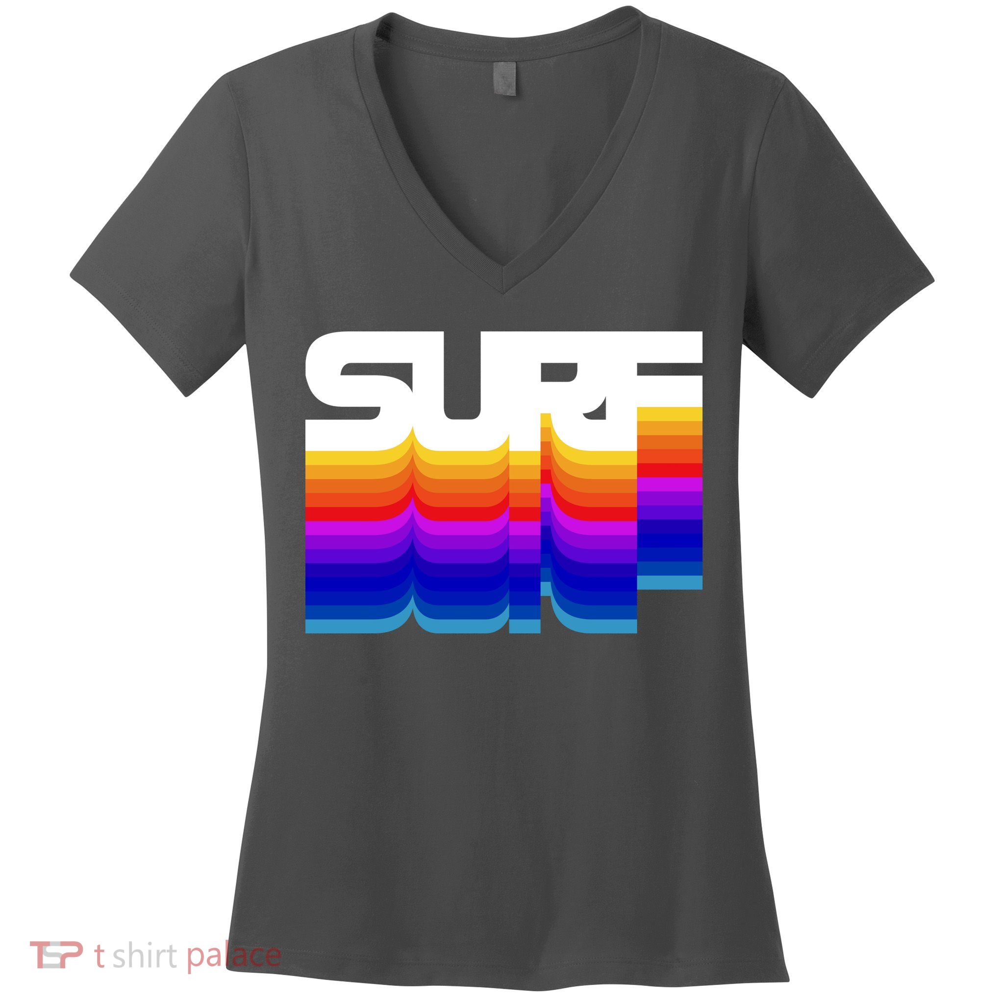 Retro Surf Women's V-Neck T-Shirt