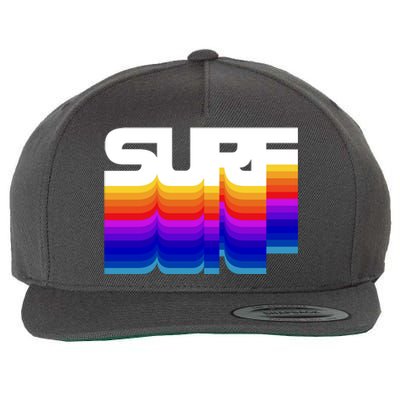 Retro Surf Wool Snapback Cap