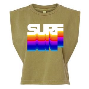 Retro Surf Garment-Dyed Women's Muscle Tee