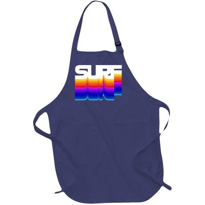 Retro Surf Full-Length Apron With Pockets