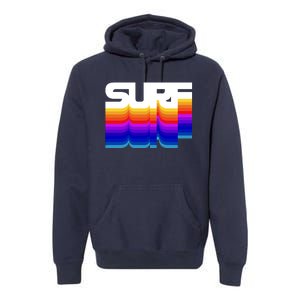 Retro Surf Premium Hoodie