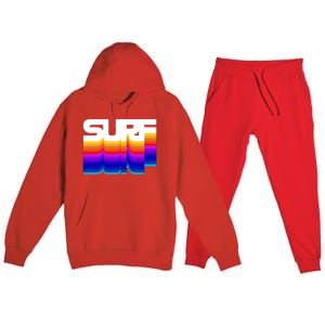 Retro Surf Premium Hooded Sweatsuit Set