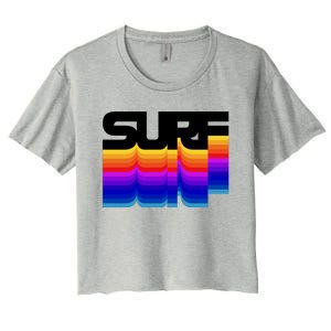 Retro Surf Women's Crop Top Tee