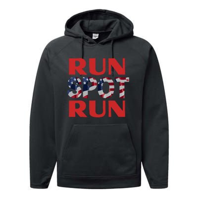 Run Spot Run Trump Performance Fleece Hoodie