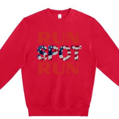 Run Spot Run Trump Premium Crewneck Sweatshirt