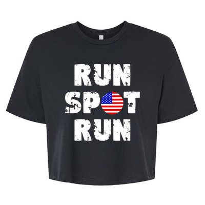 Run Spot Run Bella+Canvas Jersey Crop Tee