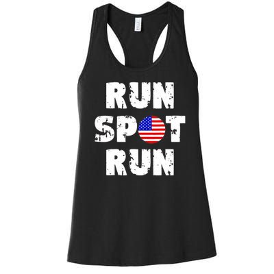 Run Spot Run Women's Racerback Tank