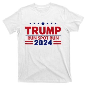 Run Spot Run! Funny Donald Trump Debate Quote 2024 Kamala T-Shirt