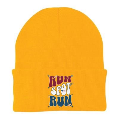 Run Spot Run Election Knit Cap Winter Beanie