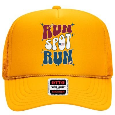 Run Spot Run Election High Crown Mesh Back Trucker Hat