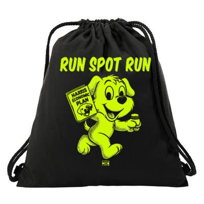 Run Spot Run Harris Economic Plan Drawstring Bag