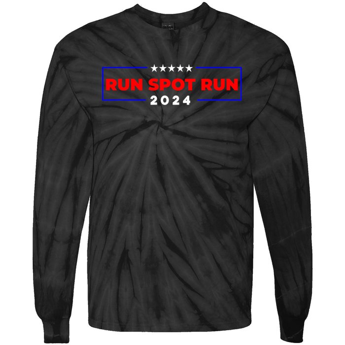 Run Spot Run 2024 Tie-Dye Long Sleeve Shirt