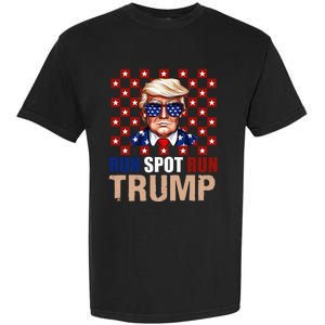 Run Spot Run Run Spot Run Trump 2024 America Vote Usa Garment-Dyed Heavyweight T-Shirt