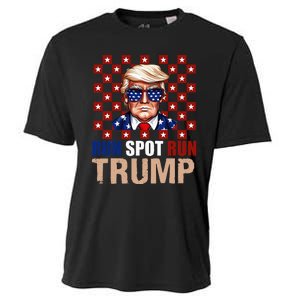 Run Spot Run Run Spot Run Trump 2024 America Vote Usa Cooling Performance Crew T-Shirt