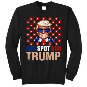 Run Spot Run Run Spot Run Trump 2024 America Vote Usa Sweatshirt