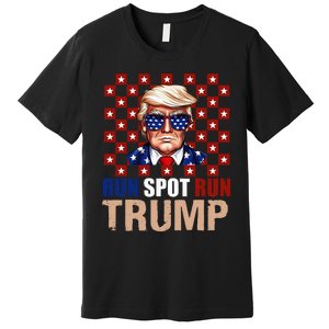 Run Spot Run Run Spot Run Trump 2024 America Vote Usa Premium T-Shirt