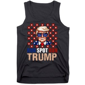 Run Spot Run Run Spot Run Trump 2024 America Vote Usa Tank Top