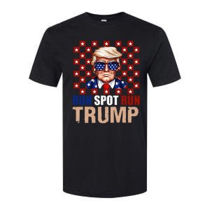 Run Spot Run Run Spot Run Trump 2024 America Vote Usa Softstyle CVC T-Shirt