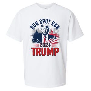 Run Spot Run Trump 2024 Sueded Cloud Jersey T-Shirt