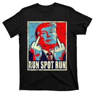 Run Spot Run Trump 2024 Funny Election Spot Run Trump 2024 T-Shirt