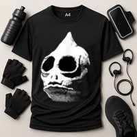 Retro Sleestak Reptilian Skull Graphic Cooling Performance Crew T-Shirt