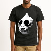 Retro Sleestak Reptilian Skull Graphic Tall T-Shirt