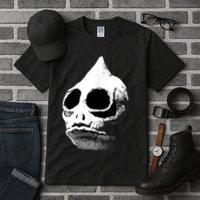 Retro Sleestak Reptilian Skull Graphic Tall T-Shirt