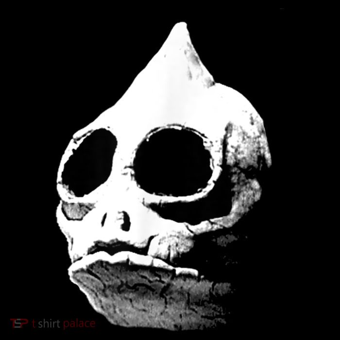 Retro Sleestak Reptilian Skull Graphic Magnet