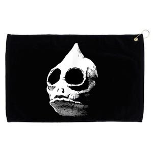 Retro Sleestak Reptilian Skull Graphic Grommeted Golf Towel