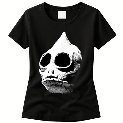 Retro Sleestak Reptilian Skull Graphic Womens T-Shirt