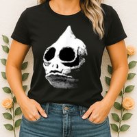 Retro Sleestak Reptilian Skull Graphic Womens T-Shirt