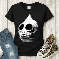 Retro Sleestak Reptilian Skull Graphic Womens T-Shirt