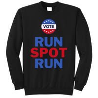 Run Spot Run. Trump And Harris Debate. Economic Plan. Sweatshirt