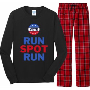 Run Spot Run. Trump And Harris Debate. Economic Plan. Long Sleeve Pajama Set