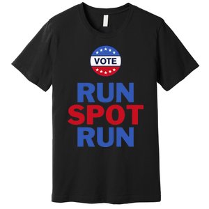 Run Spot Run. Trump And Harris Debate. Economic Plan. Premium T-Shirt