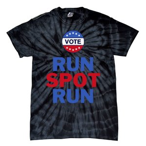 Run Spot Run. Trump And Harris Debate. Economic Plan. Tie-Dye T-Shirt