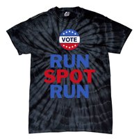 Run Spot Run. Trump And Harris Debate. Economic Plan. Tie-Dye T-Shirt