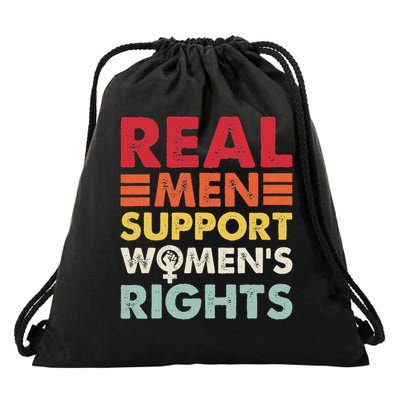 Real Support Rights Drawstring Bag