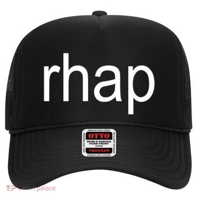 Rhap Shop Rhap Limited High Crown Mesh Back Trucker Hat