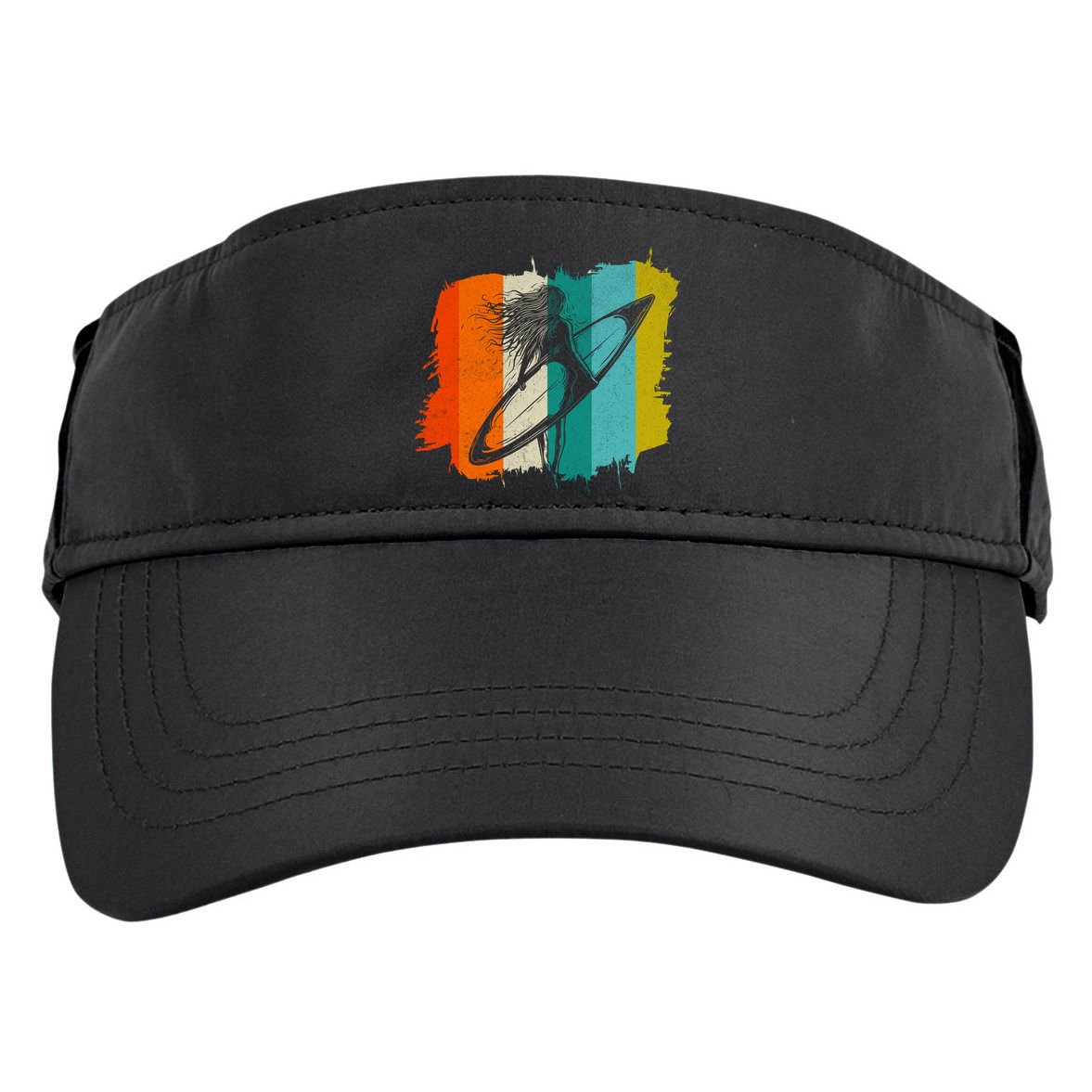 Retro Summer Surfing Gift For Girl Adult Drive Performance Visor