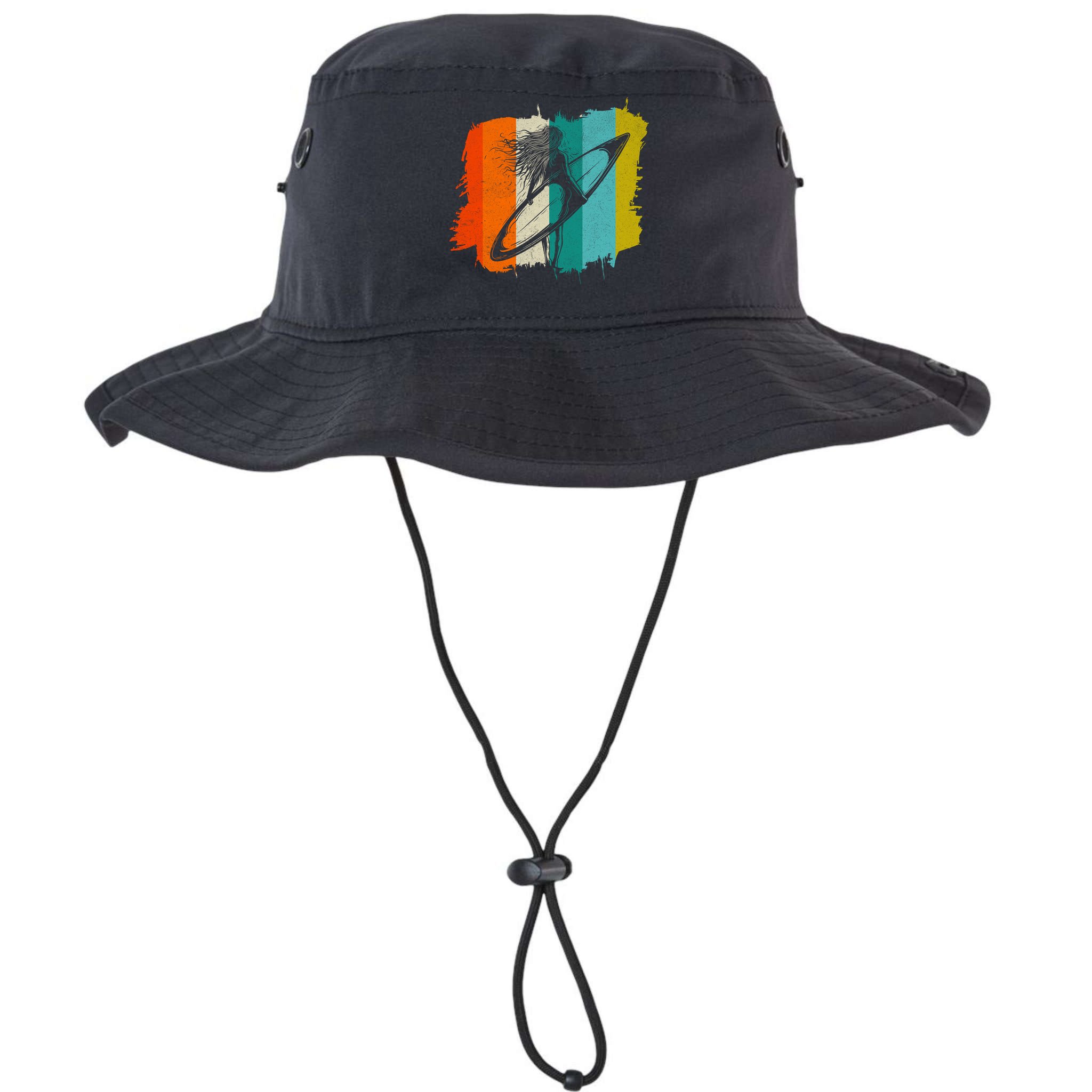 Retro Summer Surfing Gift For Girl Bucket Hat