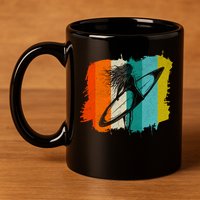 Retro Summer Surfing Gift For Girl 11oz C Handle Ceramic Mug